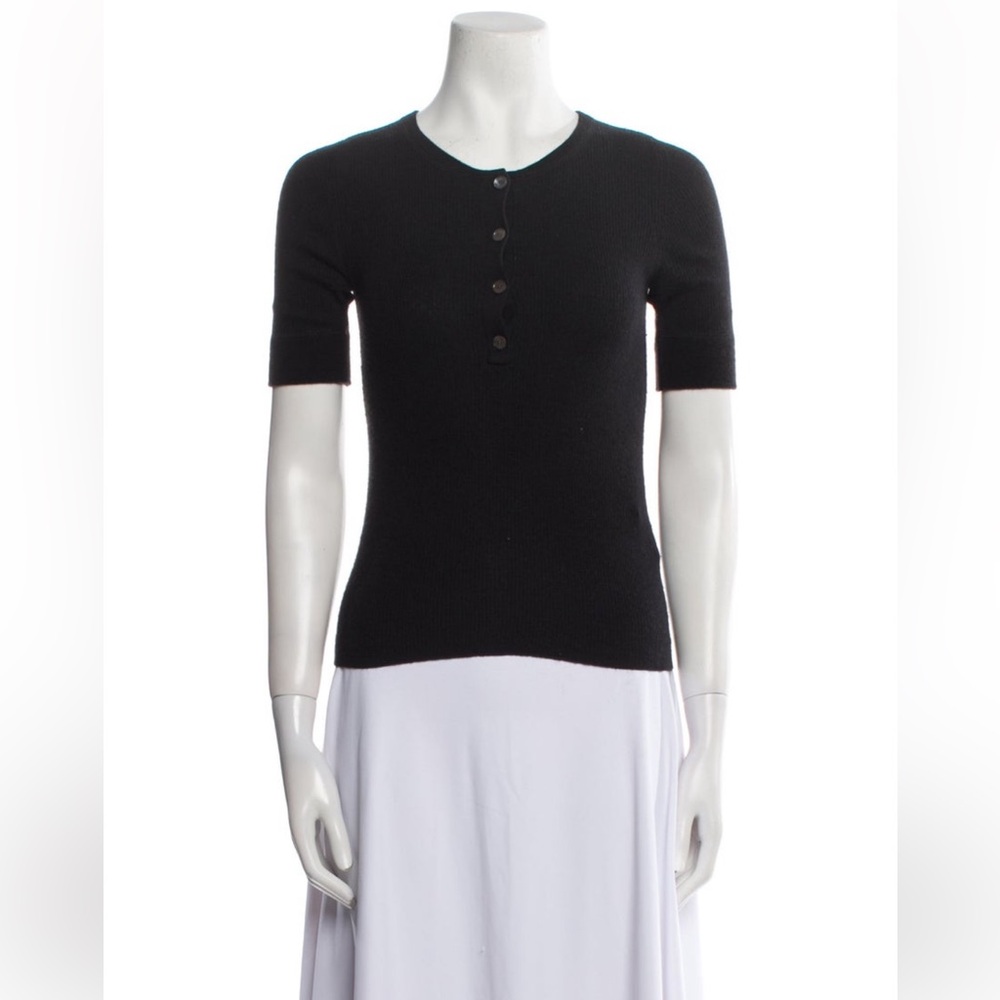 Nili Lotan Merino Wool Scoop Neck Sweater